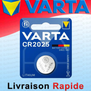 Pile CR2025 Varta Bouton Lithium 3V