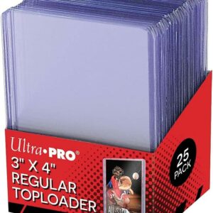 Protège carte Rigide Ultra PRO Regular Card Toploaders 3"X4"