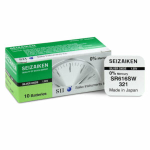 Pile oxyde d'argent Seizaiken 321 SR616SW 1,55V