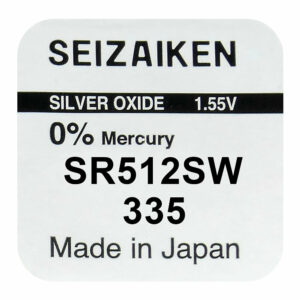 Pile oxyde d'argent Seizaiken 335 SR512SW - verso
