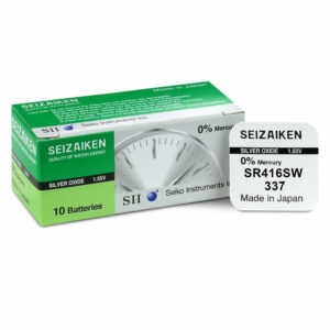 Pile oxyde d'argent Seizaiken 337 SR416SW 1,55V