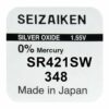 Pile oxyde d'argent Seizaiken 348 SR421SW 1,55V