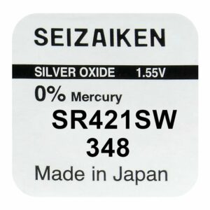 Pile oxyde d'argent Seizaiken 348 SR421SW 1,55V