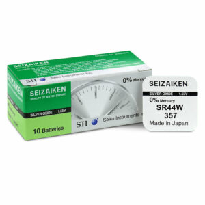 Pile oxyde d'argent Seizaiken 357 SR44W 1,55V
