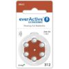 Pile auditive 312 EverActive Ultrasonic zinc-air 1,45V