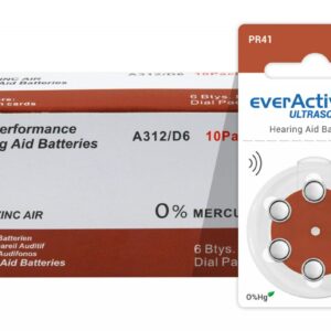 Pile auditive 312 EverActive Ultrasonic - verso