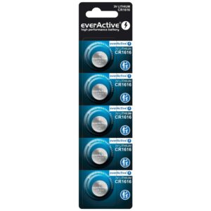 Pile bouton lithium CR1616 EverActive 3V