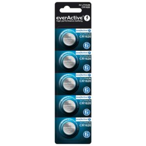 Pile bouton lithium CR1620 EverActive 3V
