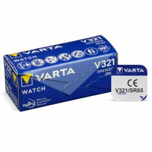 Pile montre 321 SR616SW Varta oxyde d'argent 1,55V fabriquée en Allemagne