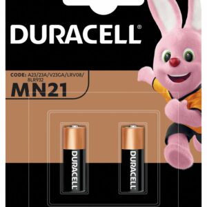 Pile alcaline 23A Duracell MN21 12V - blister de 2 piles