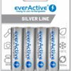 Piles rechargeables AA everActive Silver Line 2000 mAh blister de 4