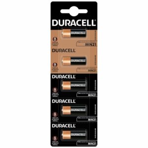 Pile alcaline 23A Duracell MN21 12V - blister de 5 piles
