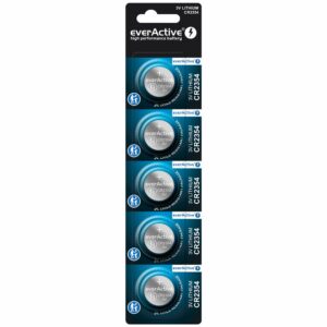 Piles bouton lithium CR2354 everActive 3V 560 mAh blister de 5