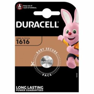 Pile bouton lithium CR1616 Duracell 3V - DL1616