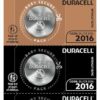Pile bouton lithium CR2016 Duracell 3V - blister de 5 piles DL2016