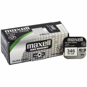Pile montre 346 SR712SW Maxell oxyde d'argent 1,55V fabriquée au Japon