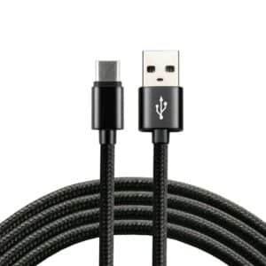 Câble tressé USB vers USB-C everActive CBB-0.3CB 30 cm 3A