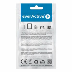 Connecteurs USB-A et USB-C du câble court everActive CBB-0.3CB
