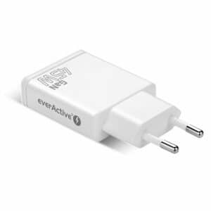 Chargeur everActive SC-460Q protocoles de charge rapide PD et QC3.0