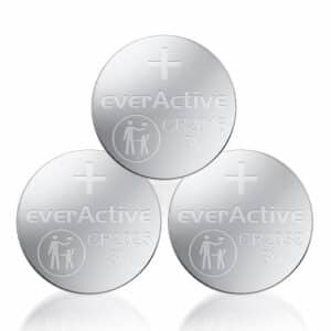 Blister sécurité enfant du coffret de piles lithium everActive CR mixtes